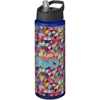 H2O Active® Vibe 850 ml spout lid sport bottle, blue Blue,black