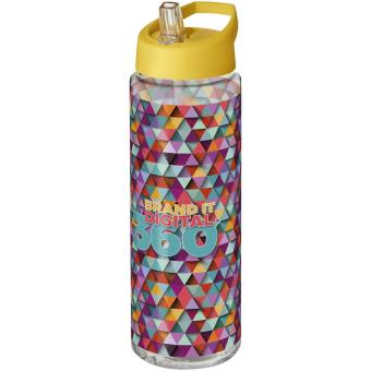 H2O Active® Vibe 850 ml Sportflasche mit Ausgussdeckel Transparent gelb