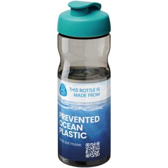 H2O Active® Eco Base 650 ml Sportflasche mit Klappdeckel Aqua