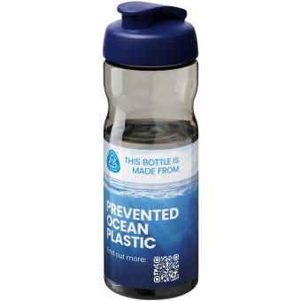 H2O Active® Eco Base 650 ml flip lid sport bottle Dark blue