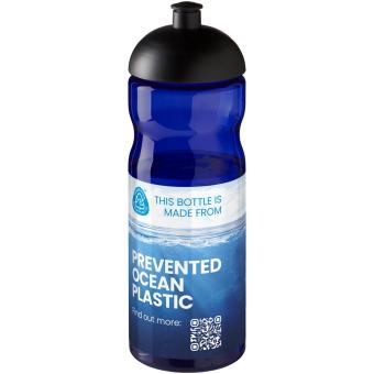 H2O Active® Eco Base 650 ml dome lid sport bottle, blue Blue,black