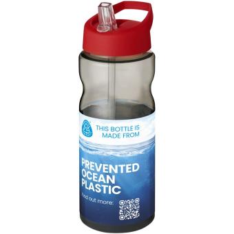H2O Active® Eco Base 650 ml spout lid sport bottle Red