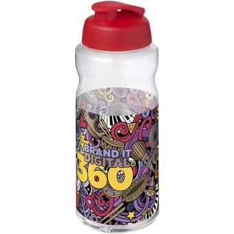 H2O Active® Big Base 1 litre flip lid sport bottle Red