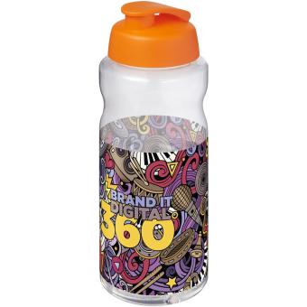 H2O Active® Big Base 1 litre flip lid sport bottle Orange