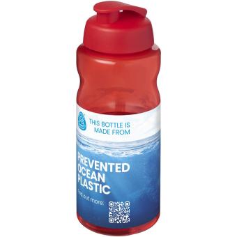 H2O Active® Eco Big Base 1 litre flip lid sport bottle Red