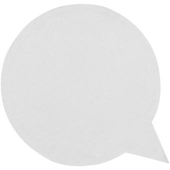 Sticky-Mate® speech bubble-shaped recycled sticky notes White