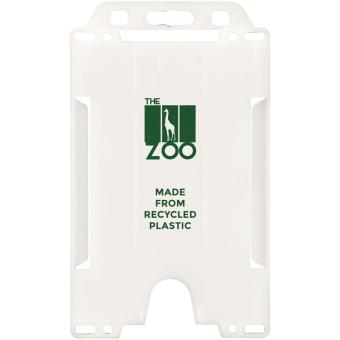 Pierre recycled plastic card holder White