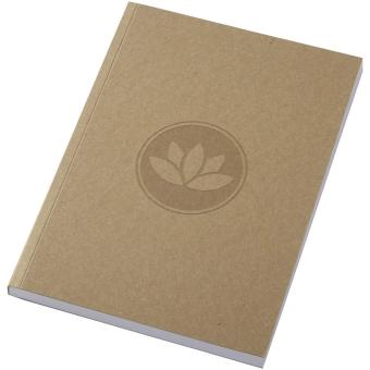 Novella Austen A5 Softcover Notizbuch aus recyceltem Kraftpapier – 100 Blatt Natur