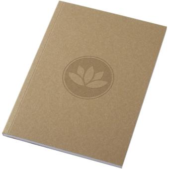 Novella Austen A5 Softcover Notizbuch aus recyceltem Kraftpapier – 50 Blatt Natur