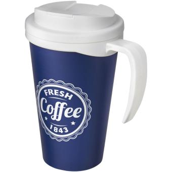 Americano® Grande 350 ml mug with spill-proof lid Blue/white