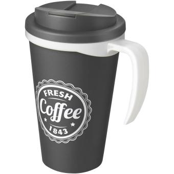 Americano® Grande 350 ml mug with spill-proof lid Convoy grey