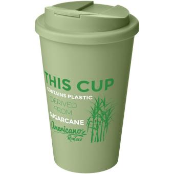Americano®­­ Renew 350 ml insulated tumbler with spill-proof lid Transparent teal
