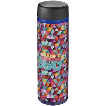 H2O Active® Vibe 850 ml Sportflasche mit Drehdeckel, blau Blau,schwarz