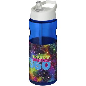 H2O Active® Base Tritan™ 650 ml spout lid sport bottle Blue/white