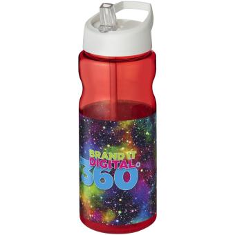 H2O Active® Base Tritan™ 650 ml spout lid sport bottle Red/white