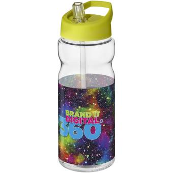 H2O Active® Base Tritan™ 650 ml spout lid sport bottle Transparent lime