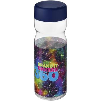 H2O Active® Base Tritan™ 650-ml-Sportflasche mit Drehdeckel Transparent blau