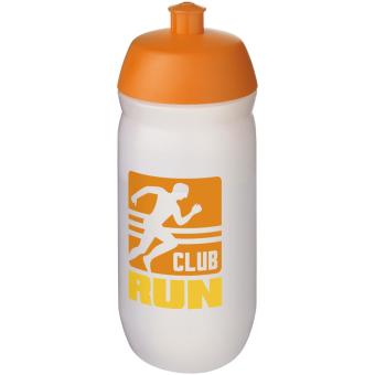 HydroFlex™ Clear 500 ml squeezy sport bottle Orange