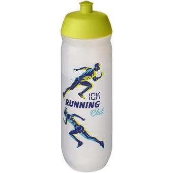 HydroFlex™ Clear 750 ml squeezy sport bottle Lime green