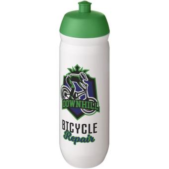 HydroFlex™ 750 ml Squeezy Sportflasche, weiss Weiss,grün