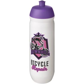 HydroFlex™ 750 ml Squeezy Sportflasche, lila Lila, weiß