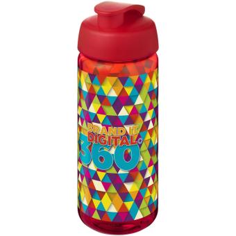 H2O Active® Octave Tritan™ 600 ml flip lid sport bottle American red