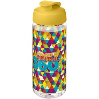 H2O Active® Octave Tritan™ 600-ml-Sportflasche mit Klappdeckel Transparent gelb
