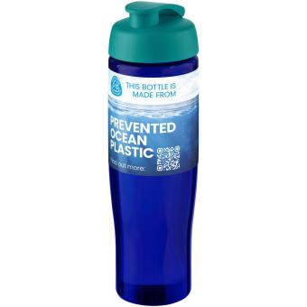 H2O Active® Eco Tempo 700 ml Sportflasche mit Klappdeckel Blau