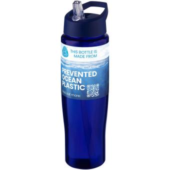 H2O Active® Eco Tempo 700 ml spout lid sport bottle Aztec blue