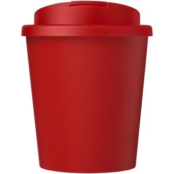 Americano® Espresso Eco 250 ml recycelter Isolierbecher mit auslaufsicherem Deckel Rot