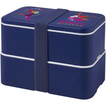MIYO double layer lunch box Blue