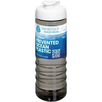H2O Active® Eco Treble 750 ml flip lid sport bottle Kelly Green