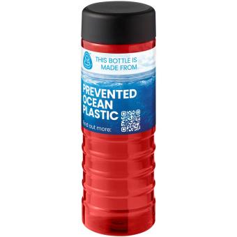H2O Active® Eco Treble 750 ml Sportflasche mit Drehdeckel Rot/schwarz