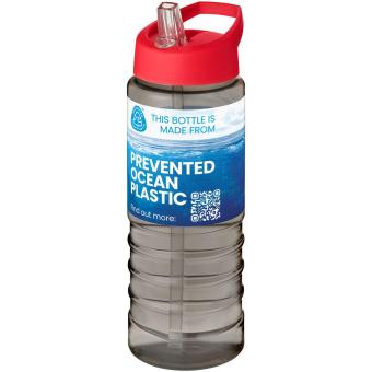 H2O Active® Eco Treble 750 ml spout lid sport bottle Red
