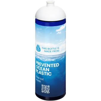 H2O Active® Eco Vibe 850 ml Sportflasche mit Stülpdeckel Blau/weiß