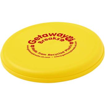 Orbit recycled plastic frisbee Gelb