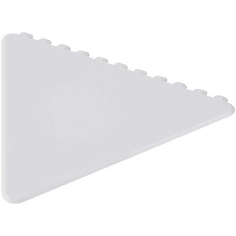 Frosty triangular recycled plastic ice scraper 