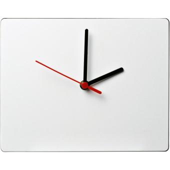 Brite-Clock® rechteckige Wanduhr Schwarz