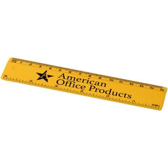 Renzo 15 cm plastic ruler Yellow