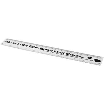 Rothko 30 cm plastic ruler Transparent