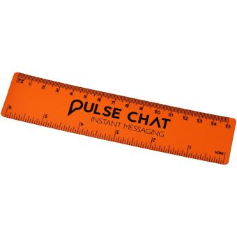 Rothko 15 cm plastic ruler Orange