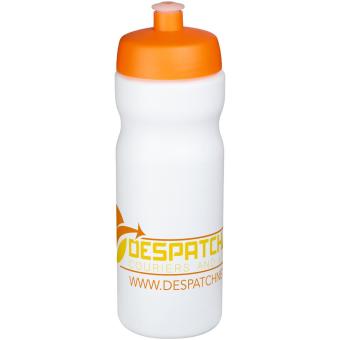 Baseline® Plus 650 ml Sportflasche Weiß/orange