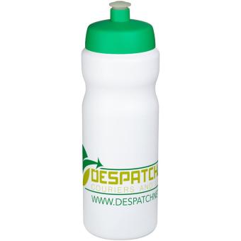 Baseline® Plus 650 ml Sportflasche Weiß/grün