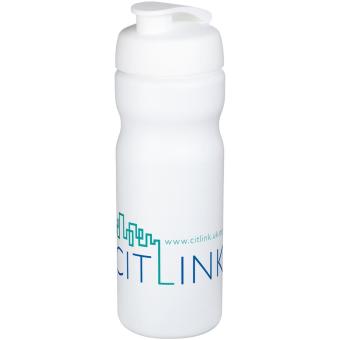 Baseline® Plus 650 ml flip lid sport bottle White