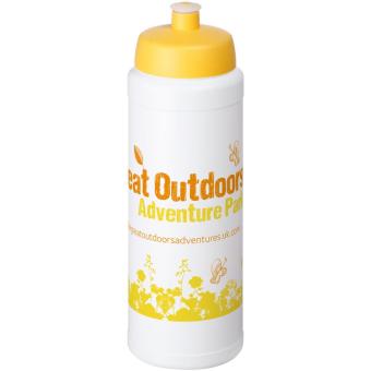 Baseline® Plus 750 ml Flasche mit Sportdeckel Weiß/gelb