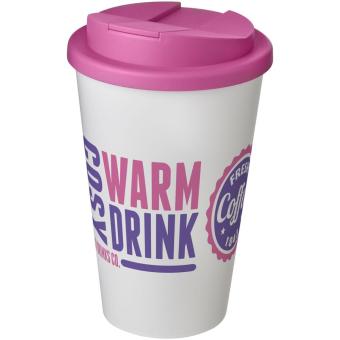 Americano® 350 ml tumbler with spill-proof lid, magenta Magenta,white