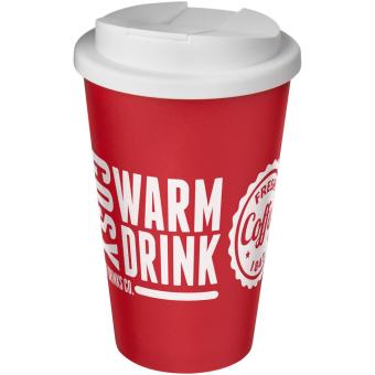Americano® 350 ml tumbler with spill-proof lid Red/white