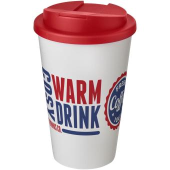 Americano® 350 ml tumbler with spill-proof lid White/red