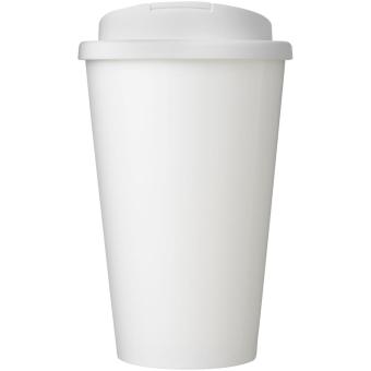 Brite-Americano® 350 ml tumbler with spill-proof lid White