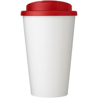 Brite-Americano® 350 ml tumbler with spill-proof lid White/red